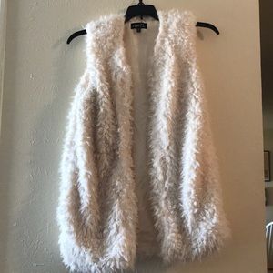 Faux fur vest